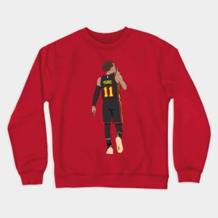 Trae Young Shush Atlanta Hawks Crewneck Sweatshirt